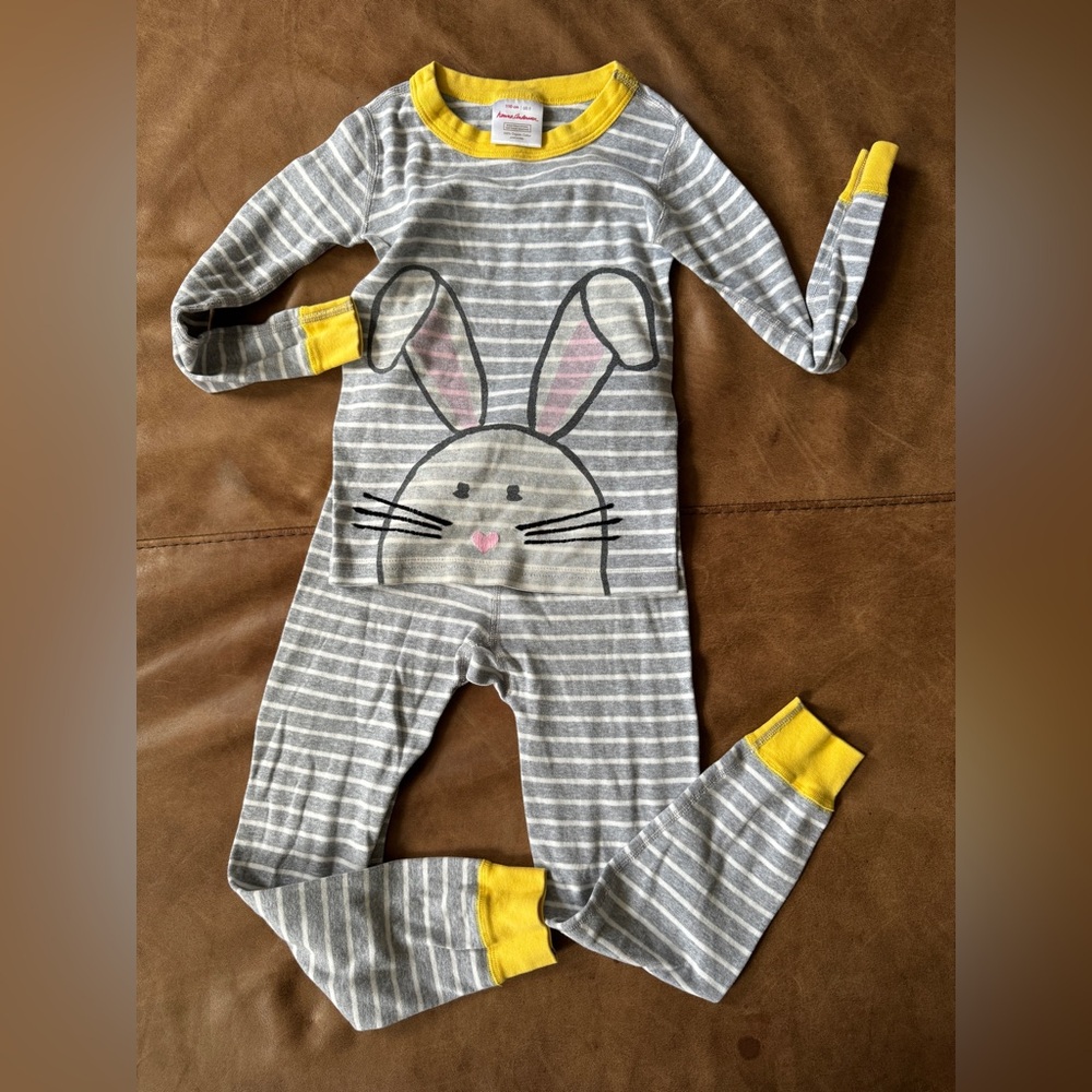 Hannah Anderrson bunny pjs Size 5